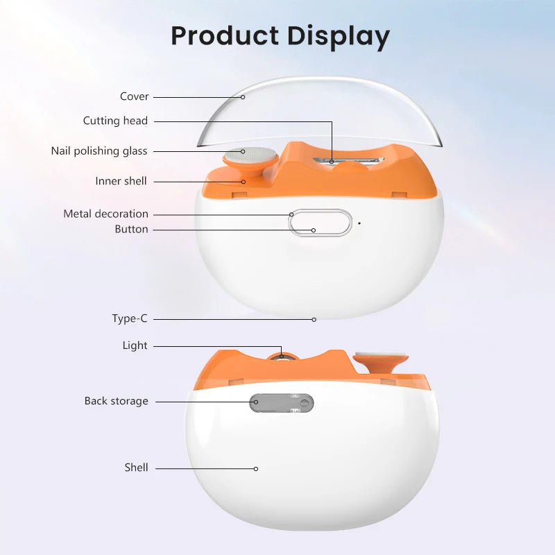 NailMaster Pro™: 3-in-1 Electric Trimmer