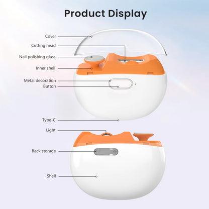 NailMaster Pro™: 3-in-1 Electric Trimmer